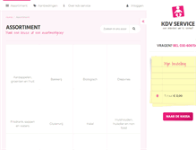 Tablet Screenshot of kdvservice.nl
